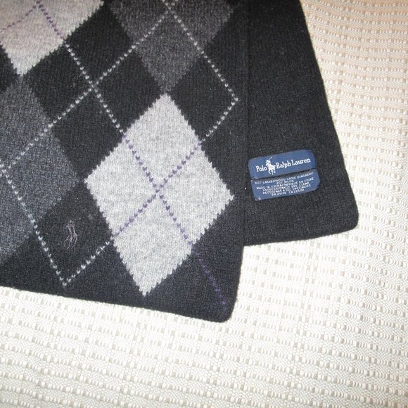 Polo Ralph Lauren, Argyle Wool Scarf - Picture 3 of 9